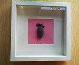 Baby Footprint Custom Irish Pebble Art 6