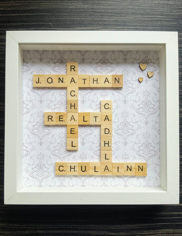 Scrabble Tile Frames