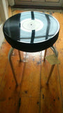 Upholstered in bar stool quality foam so are quite comfortable. Firm foam is used for support so the that the records, which have just the right amount of give, don't break when in use. Perfect for a home bar or a gift for the music lover in your life!