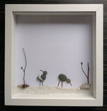 At the Seaside - Birds Irish Pebble Art 1