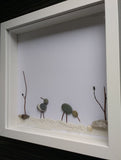 At the Seaside - Birds Irish Pebble Art 2