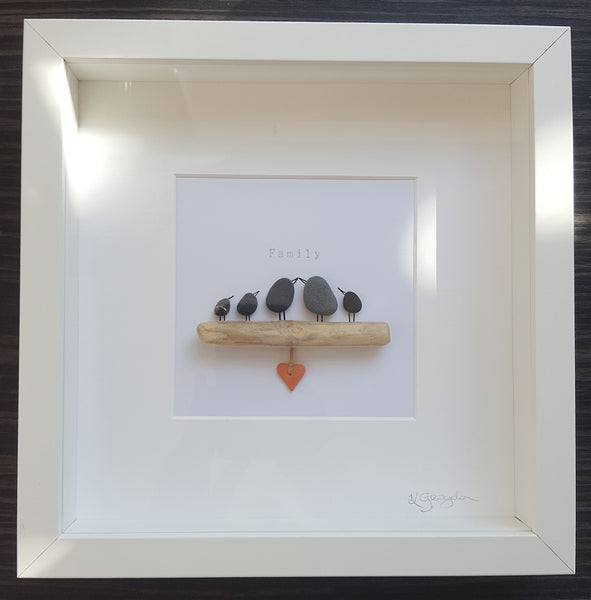 Family - Custom Irish Pebble Art 1