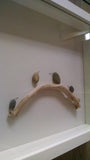 Pebble Art - Birds on a Branch. These sweet little pebble birds look so cute perched upon their branch