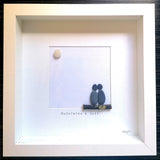 Couple By Moonlight Pebble Art Add Customisation