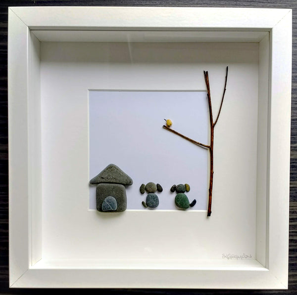 Dog Days - Custom Irish Pebble Art