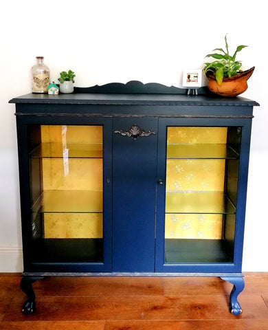 Hand Painted China Drinks Cabinet