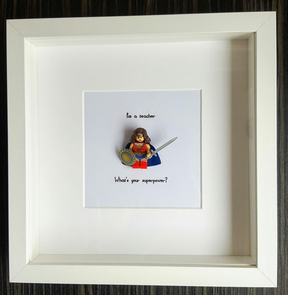 I'm a teacher lego superhero female 1