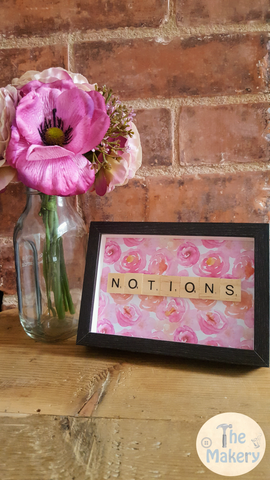 Notions - Scrabble Frame