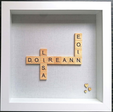 Scrabble Family Frame