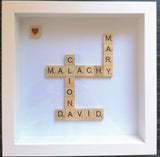 Scrabble Family Frame