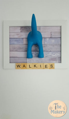 Walkies Dog Lead Holder - Scrabble Frame 1