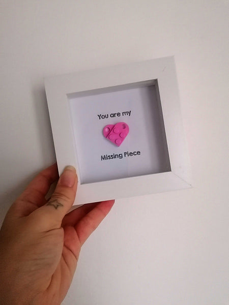 Lego Love Frame - You Are My Missing Piece